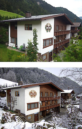 Ferienhaus und Ferienwohnungen Tirol (2-21 Personen) preiswert / Mayrhofen (Zillertal) Buchung