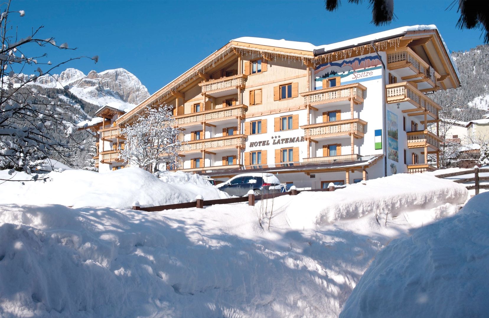 Hotel Latemar in Fassatal (Dolomiten), Hotel Latemar / Italien