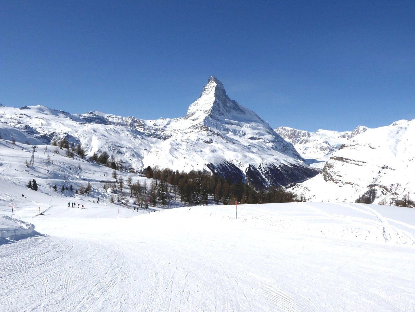 Skigebiet Zermatt und Matterhorn