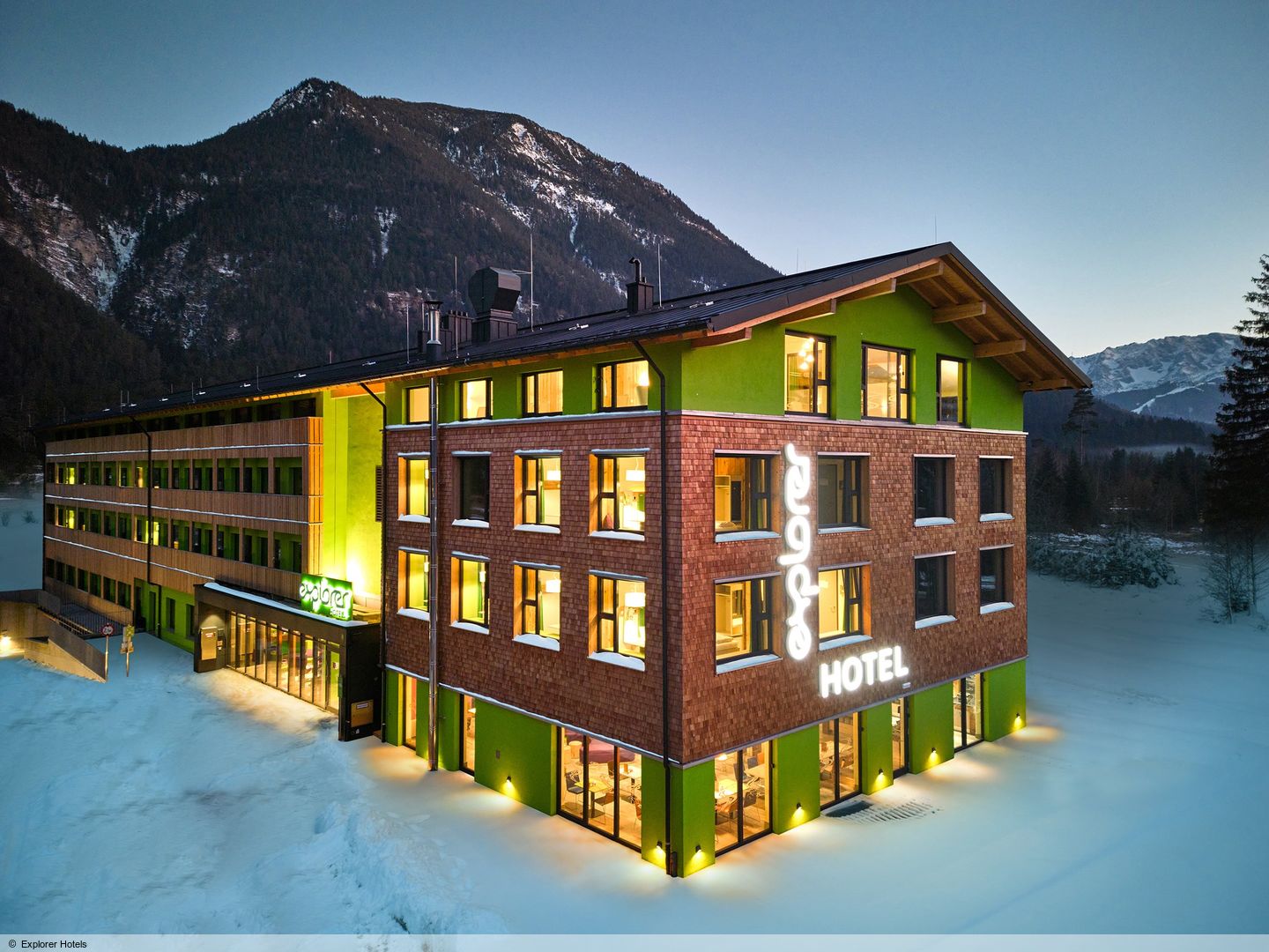 Explorer Hotel Garmisch in Garmisch-Partenkirchen, Explorer Hotel Garmisch / Deutschland