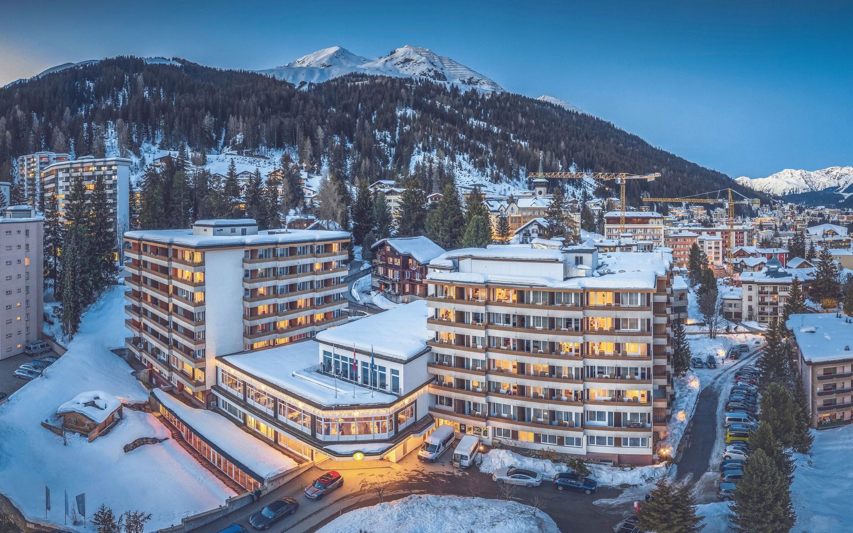 Mountain Plaza Hotel in Davos, Mountain Plaza Hotel / Schweiz