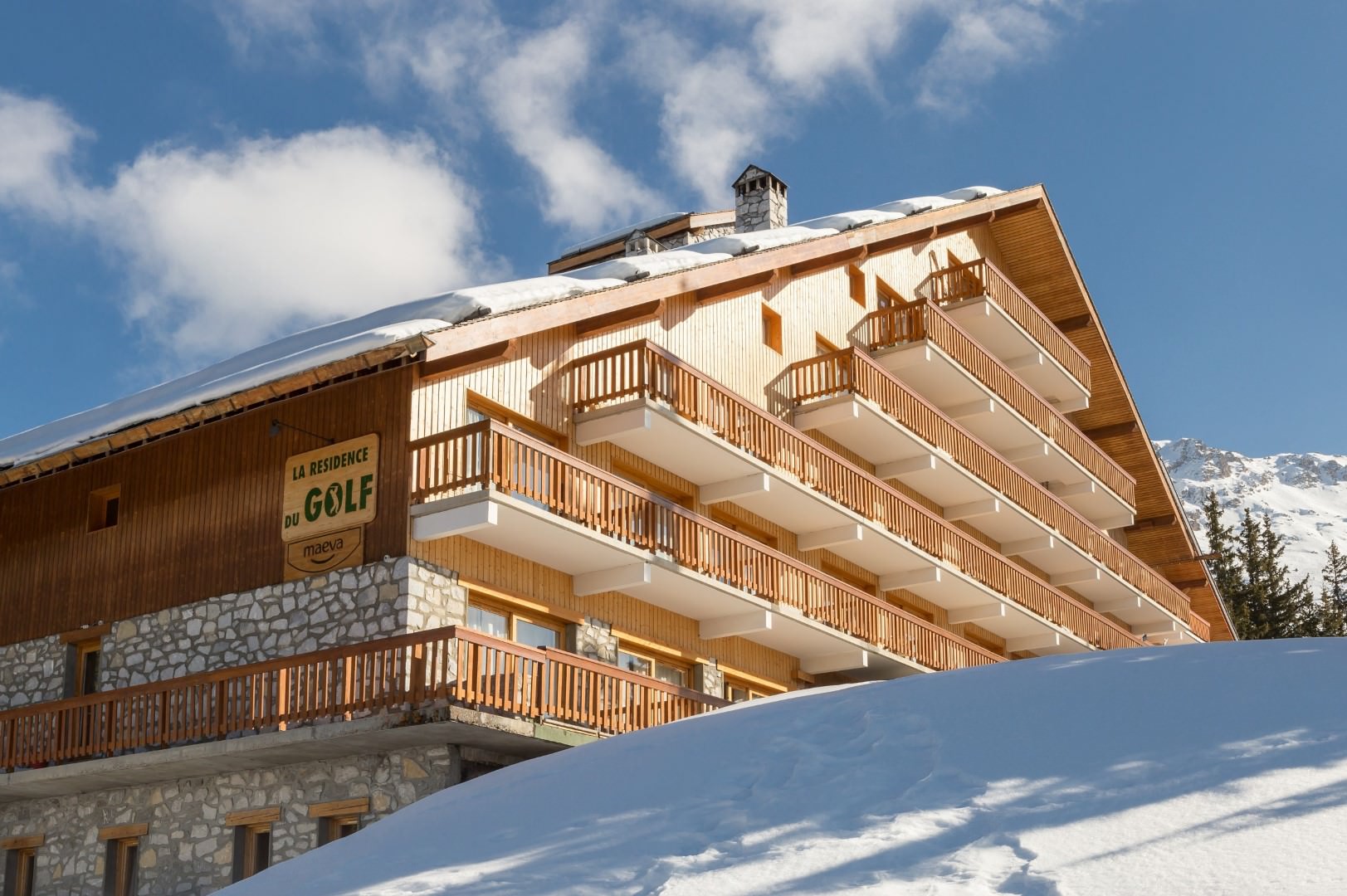Résidence Le Golf in La Tania/ Meribel / Les Trois Vallées günstig buchen / Frankreich Résidence Le Golf in La Tania/ Meribel / Les Trois Vallées, Résidence Le Golf / Frankreich