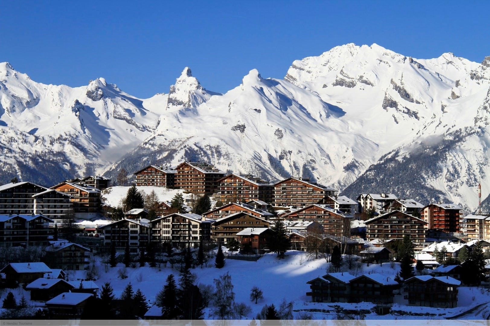 Skigebiet Nendaz - Skiregion 4 Vallées - Schweiz Skigebiet Nendaz - Skiregion 4 Vallées - Schweiz