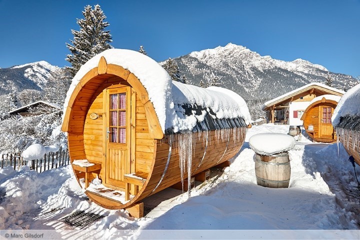 Camping Zugspitze (Schlaffass) in Garmisch-Partenkirchen günstig buchen / Deutschland Camping Zugspitze (Schlaffass) in Garmisch-Partenkirchen, Camping Zugspitze (Schlaffass) / Deutschland