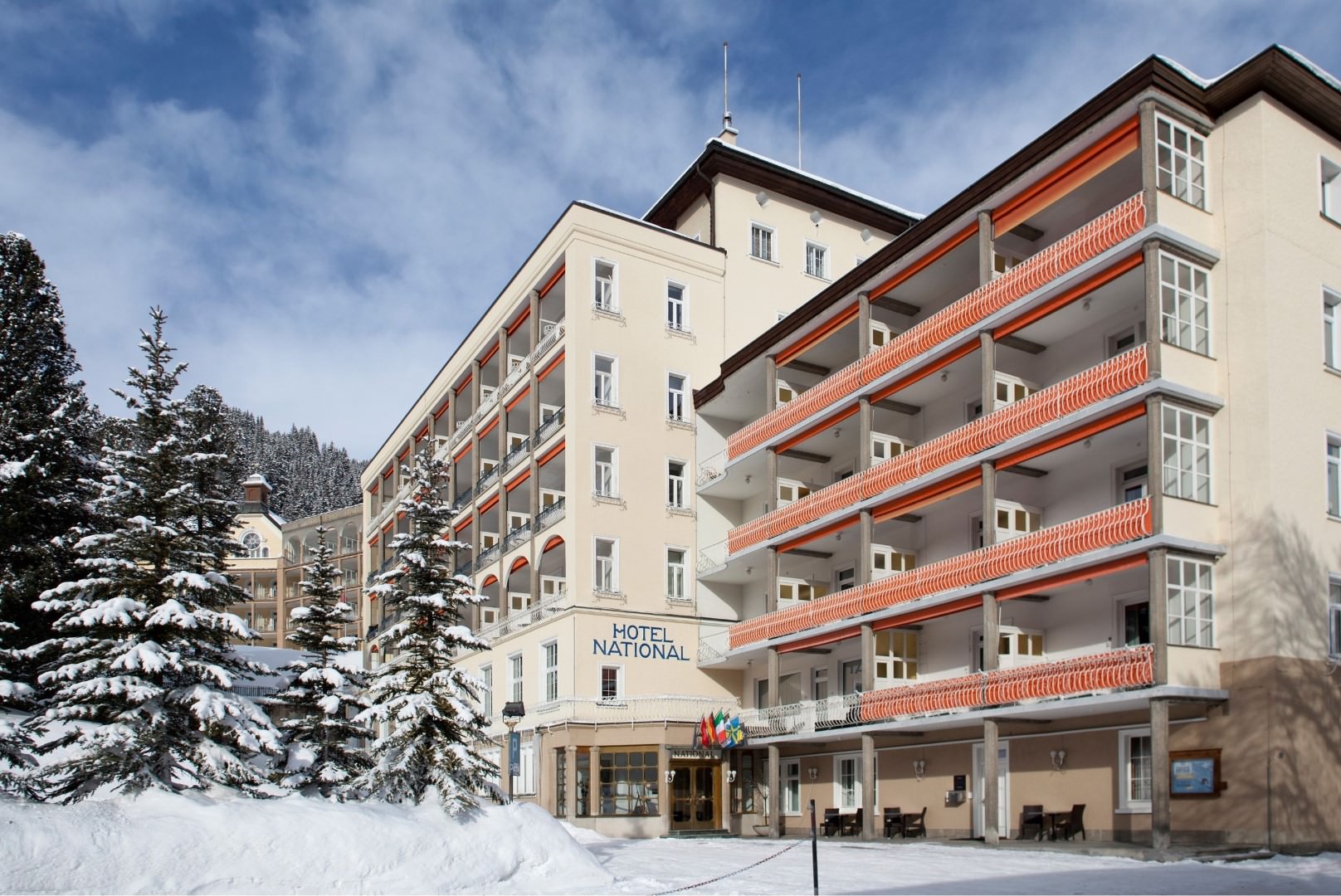 Hotel National in Davos günstig buchen / Schweiz Hotel National in Davos, Hotel National / Schweiz