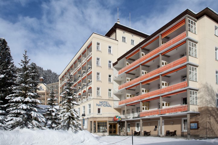 Hotel National in Davos günstig buchen / Schweiz Hotel National in Davos, Hotel National / Schweiz