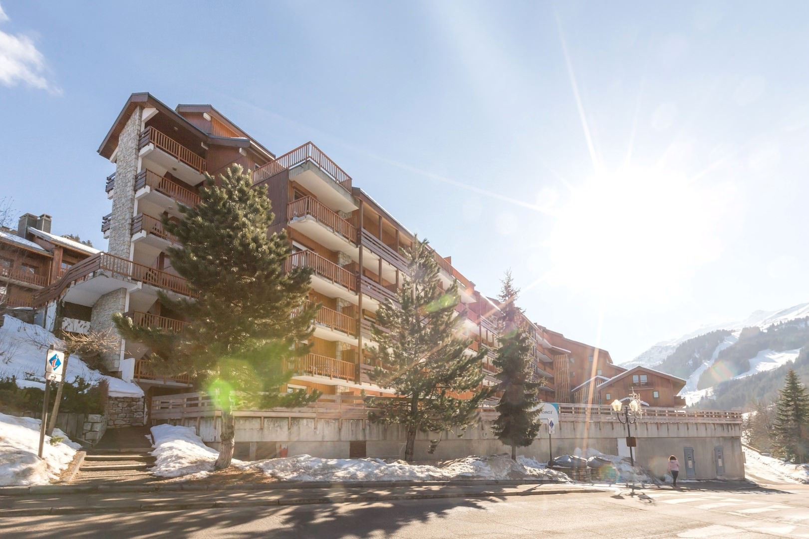 Résidence Les Ravines - Unterkunft in La-Tania-Meribel-Les-Trois-Vallees