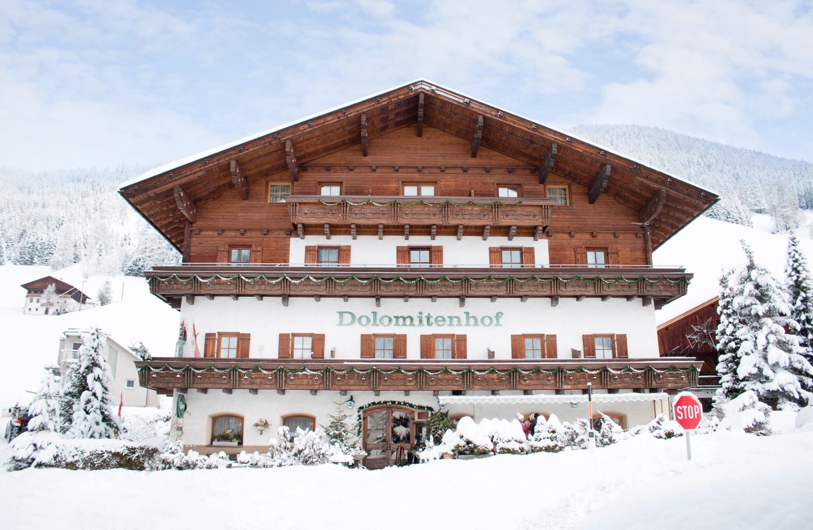 Gasthof Dolomitenhof in Kartitsch (Hochpustertal) günstig buchen / Österreich Gasthof Dolomitenhof in Kartitsch (Hochpustertal), Gasthof Dolomitenhof / Österreich