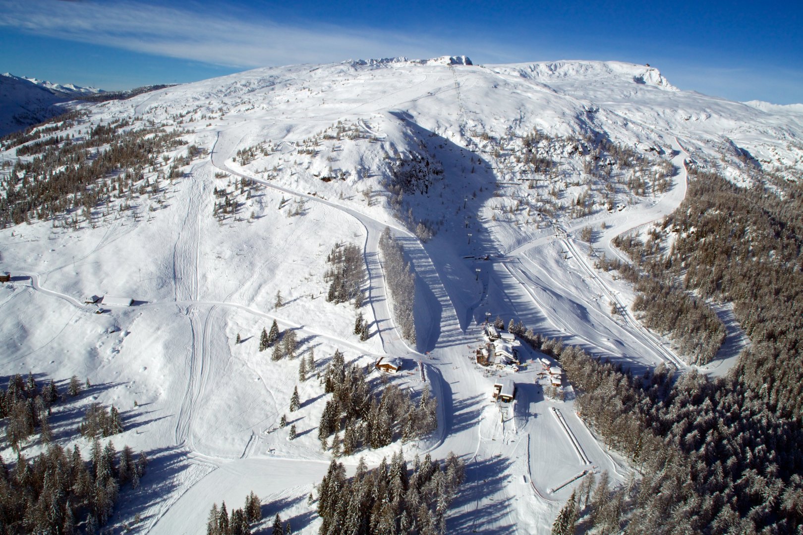 Skigebiet Bellamonte und Falcade Fleimstal