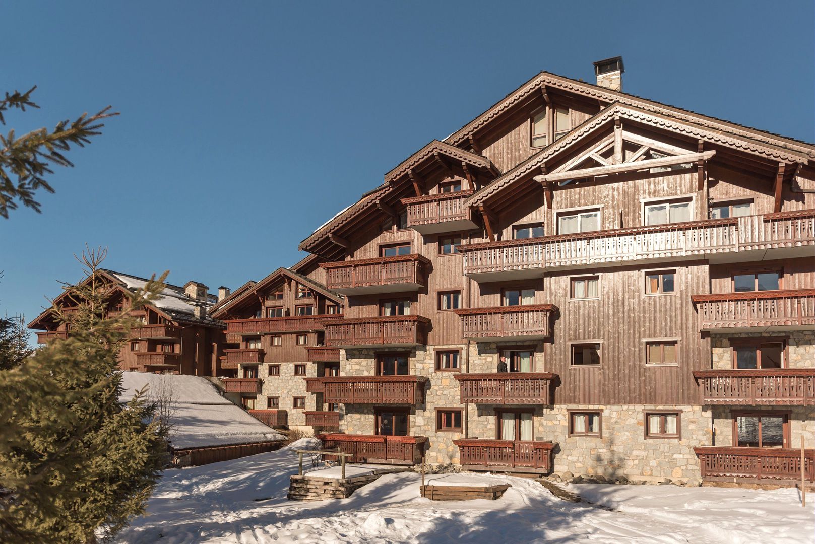 Premium Résidence Les Fermes de Méribel - Unterkunft in La-Tania-Meribel-Les-Trois-Vallees