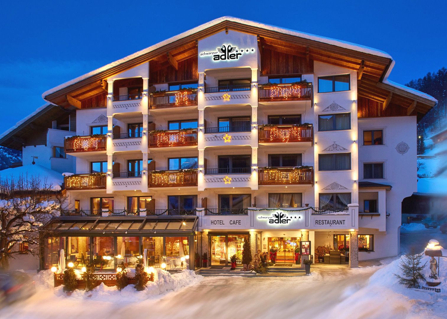 Hotel Schwarzer Adler in Nauders günstig buchen / Österreich Hotel Schwarzer Adler in Nauders, Hotel Schwarzer Adler / Österreich