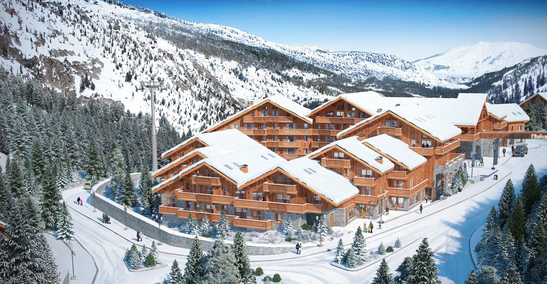 Premium Résidence L'Hévana - Unterkunft in La-Tania-Meribel-Les-Trois-Vallees