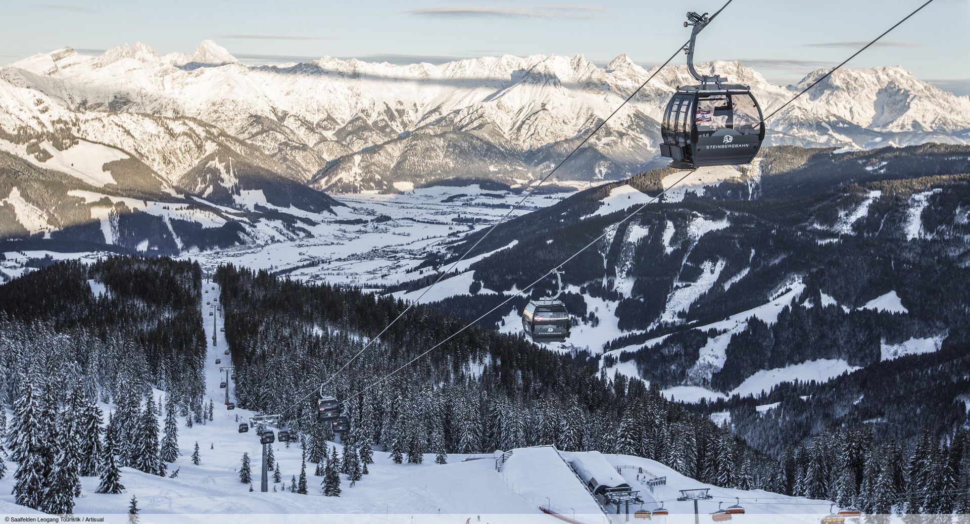 Skiort Leogang - Skigebiet Saalbach-Hinterglemm-Leogang