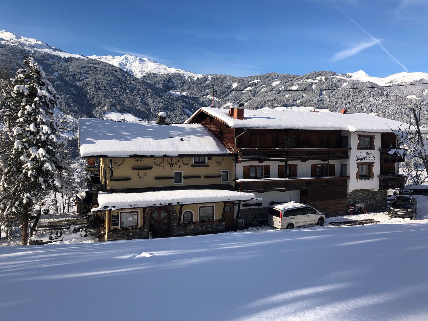 Gasthof Jägerklause in Kaltenbach - Ried - Stumm günstig buchen / Österreich Gasthof Jägerklause in Kaltenbach - Ried - Stumm, Gasthof Jägerklause / Österreich