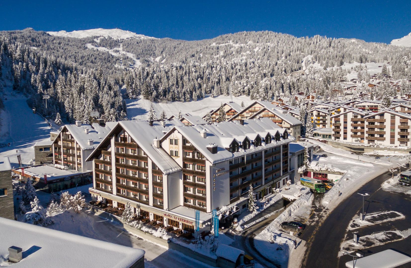 Hotel Laaxerhof in Flims - Laax günstig buchen / Schweiz Hotel Laaxerhof in Flims - Laax, Hotel Laaxerhof / Schweiz