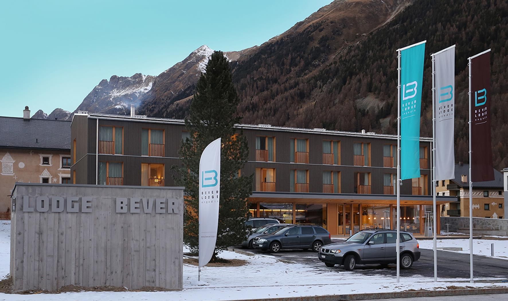 Hotel Bever Lodge in Engadin / St. Moritz, Hotel Bever Lodge / Schweiz