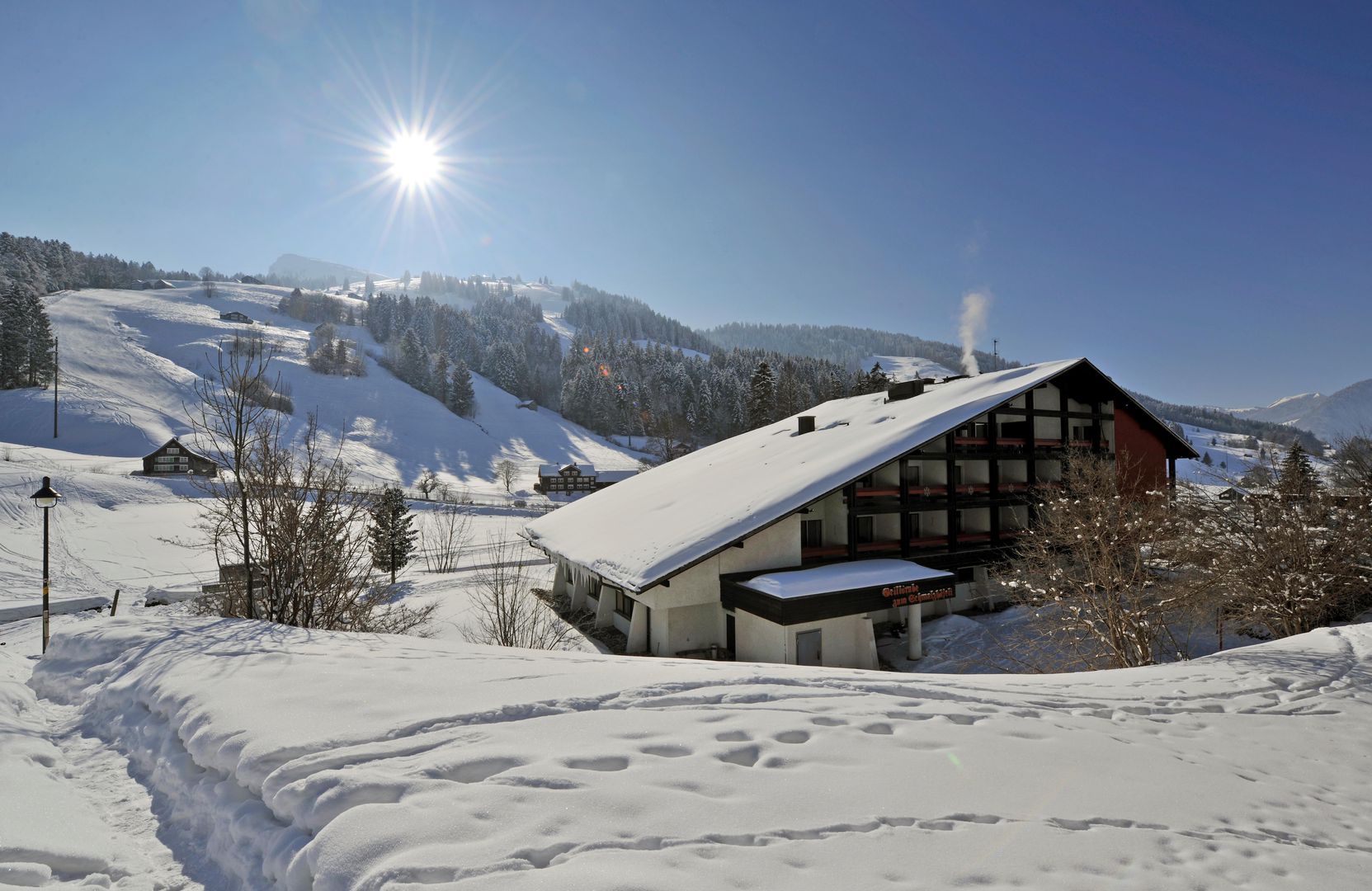 Berg & Bett Säntis Lodge in Toggenburg, Berg & Bett Säntis Lodge / Schweiz