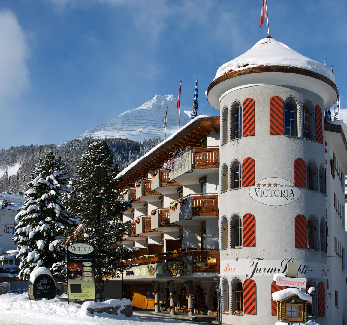 Turmhotel Victoria in Davos, Turmhotel Victoria / Schweiz