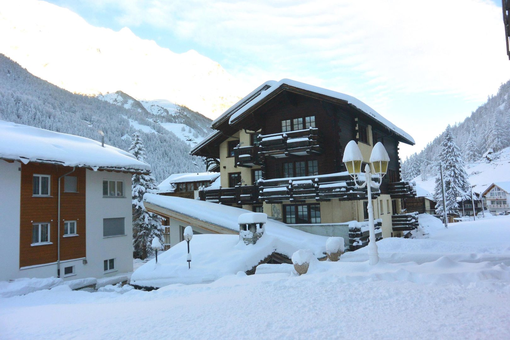 Hotel Bärgsunnu in Saas Fee / Saas Grund, Hotel Bärgsunnu / Schweiz