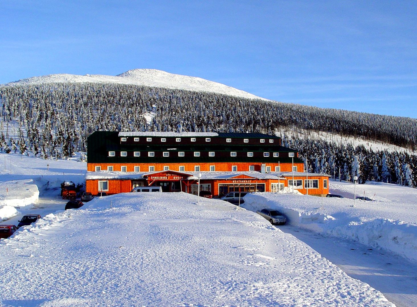 Hotel Špindlerova Bouda in Spindlermühle, Hotel Špindlerova Bouda / Tschechien