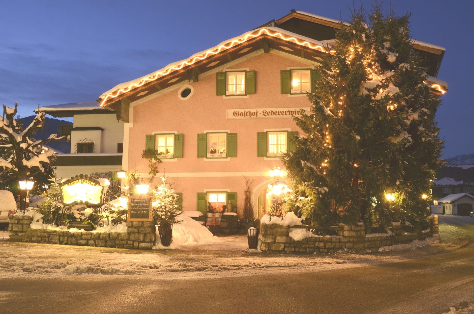 Hotel Garni Ledererwirt - Unterkunft in Dachstein-West