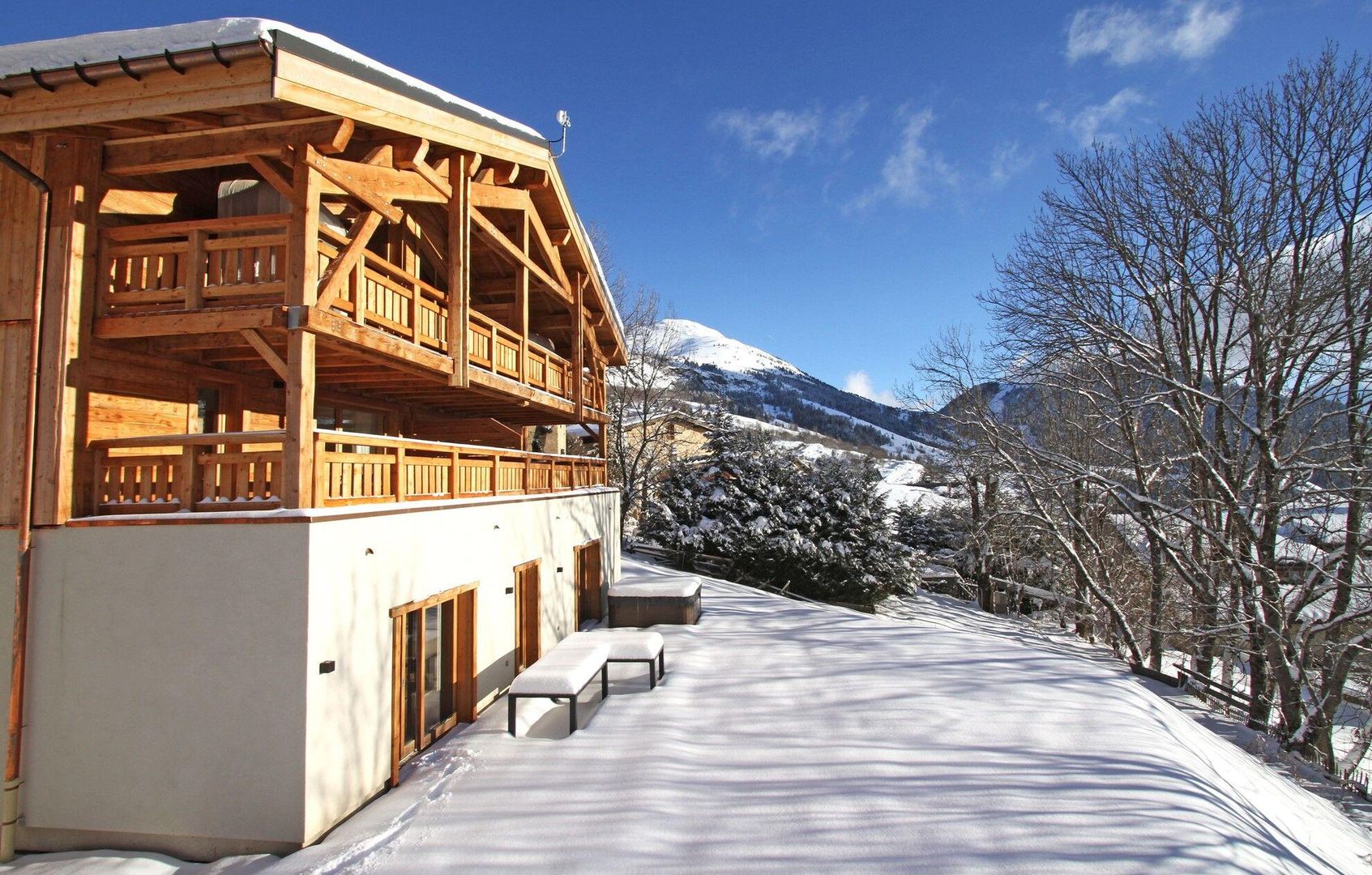 Chalet Nuance de Blanc - Unterkunft in Alpe-d-Huez-Vaujany