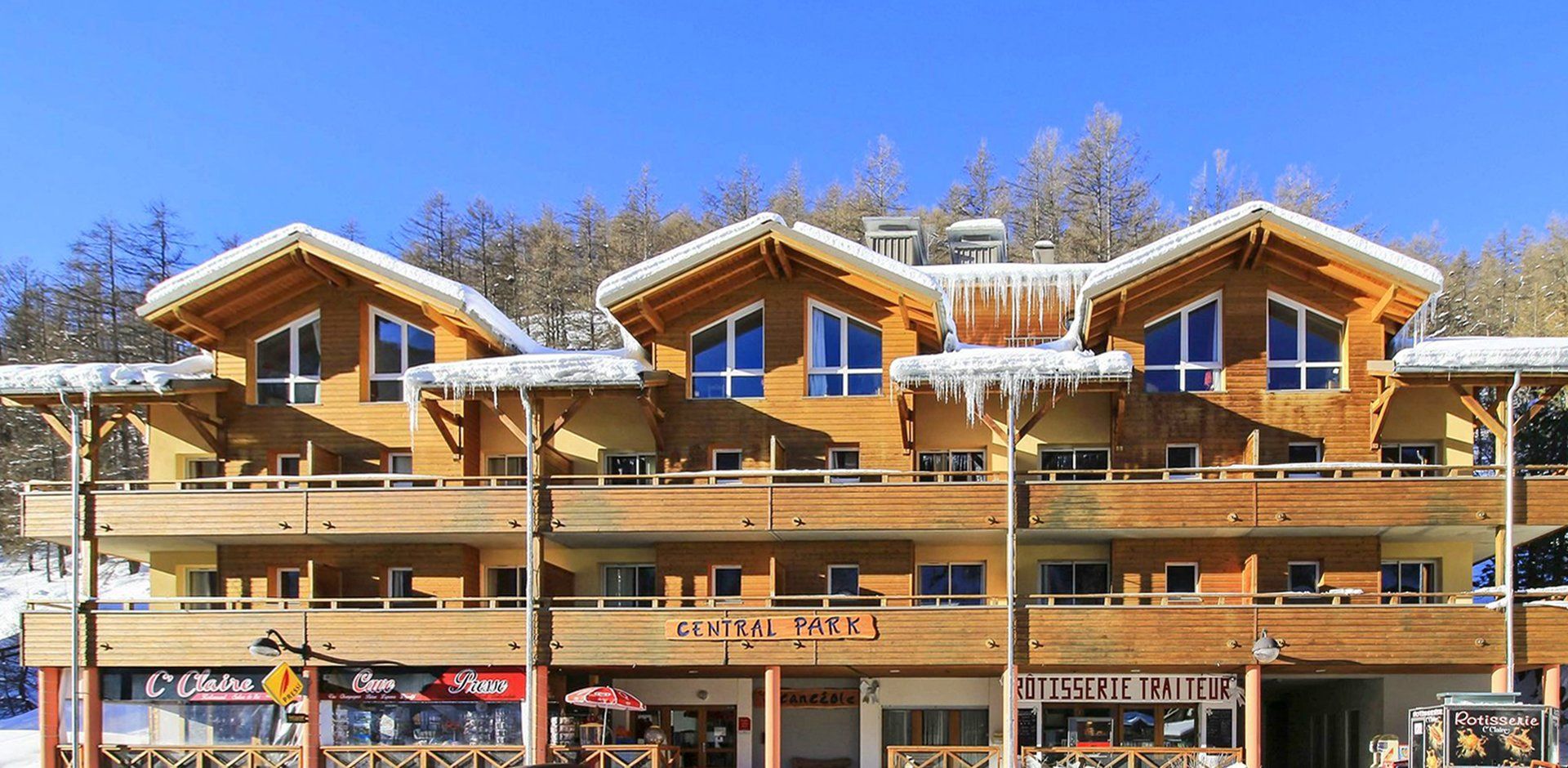 Résidence Central Park - Unterkunft in Val-d-Allos-Pra-Loup