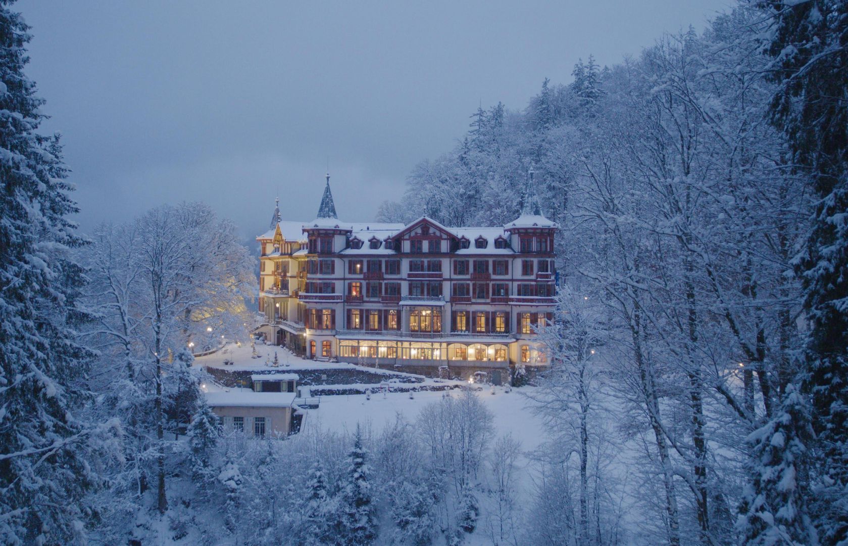 Grandhotel Giessbach in Meiringen-Hasliberg günstig buchen / Schweiz Grandhotel Giessbach in Meiringen-Hasliberg, Grandhotel Giessbach / Schweiz