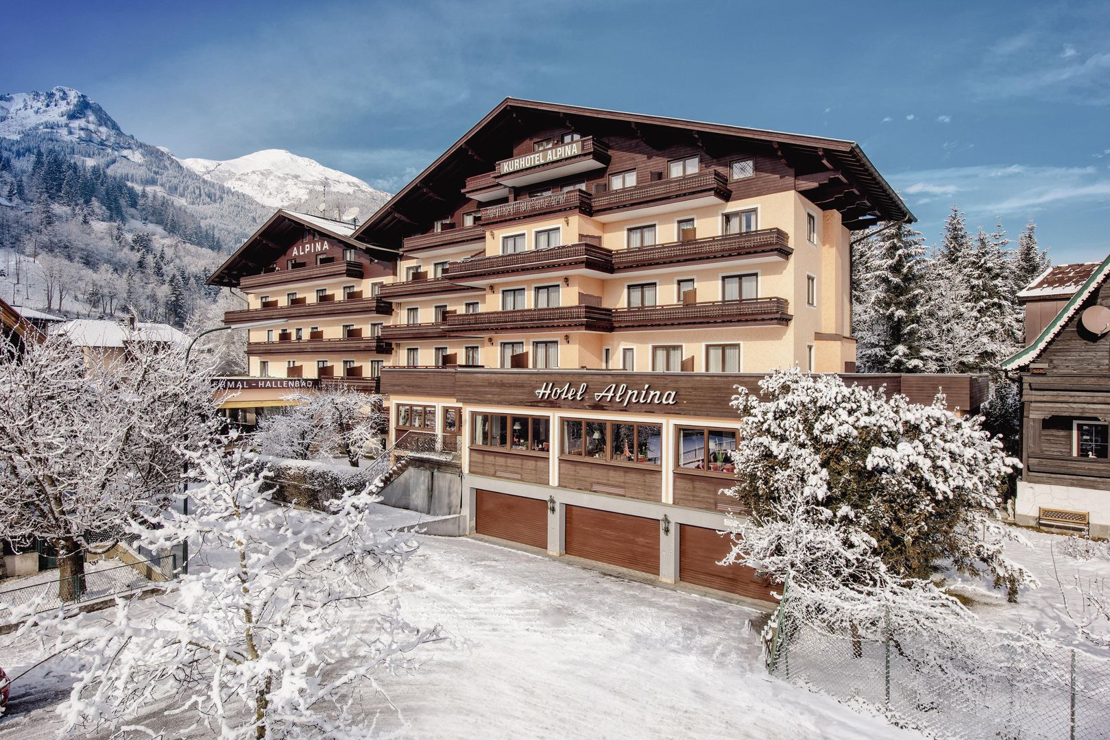 Hotel Alpina in Bad Gastein/Hofgastein günstig buchen / Österreich Hotel Alpina in Bad Gastein/Hofgastein, Hotel Alpina / Österreich