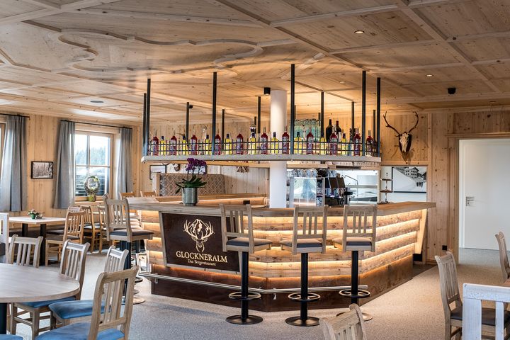 Bergrestaurant Glockneralm frei / Zell am See Österreich Skipass