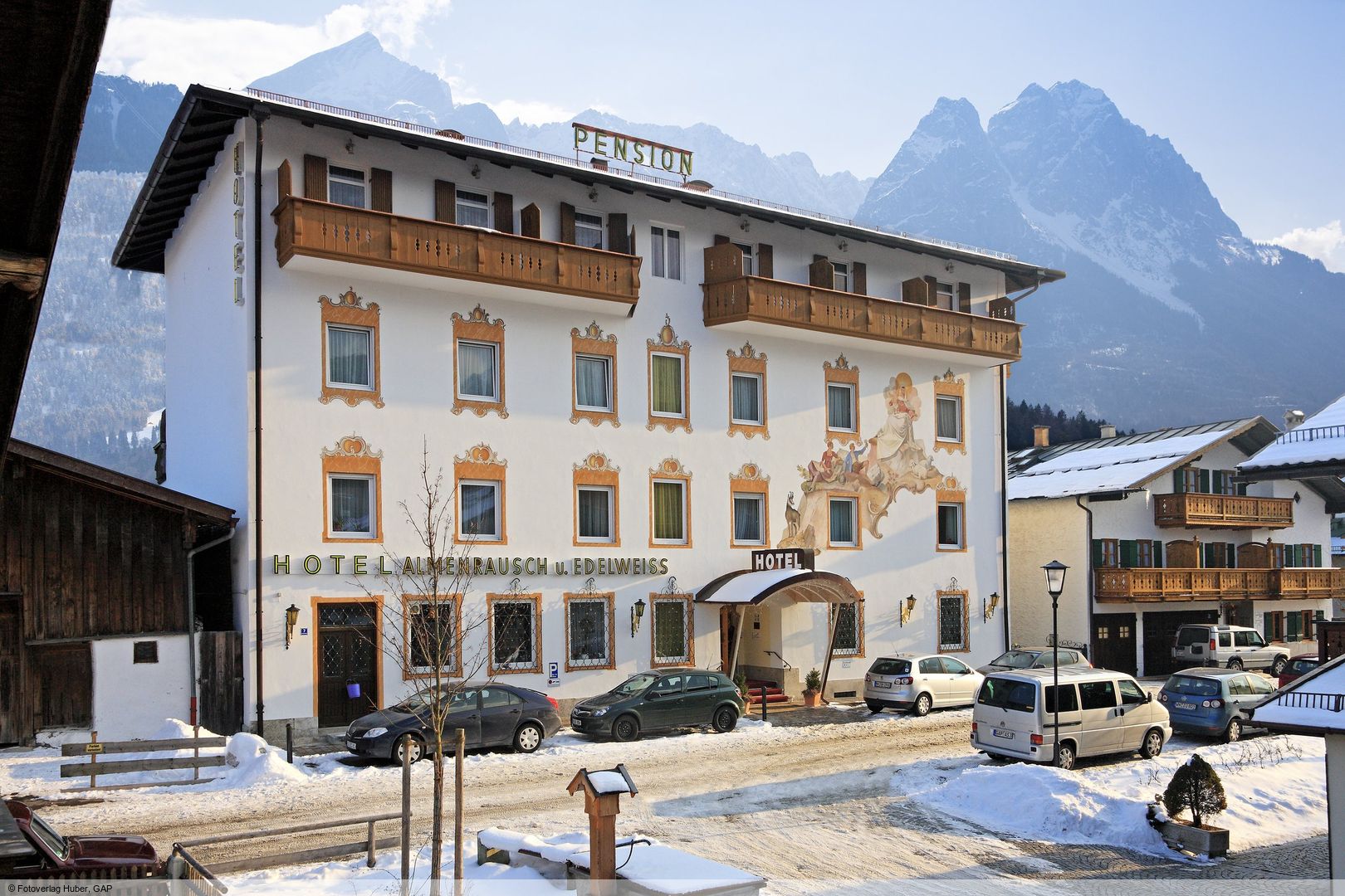 Hotel Garni Almenrausch und Edelweiß in Garmisch-Partenkirchen, Hotel Garni Almenrausch und Edelweiß / Deutschland
