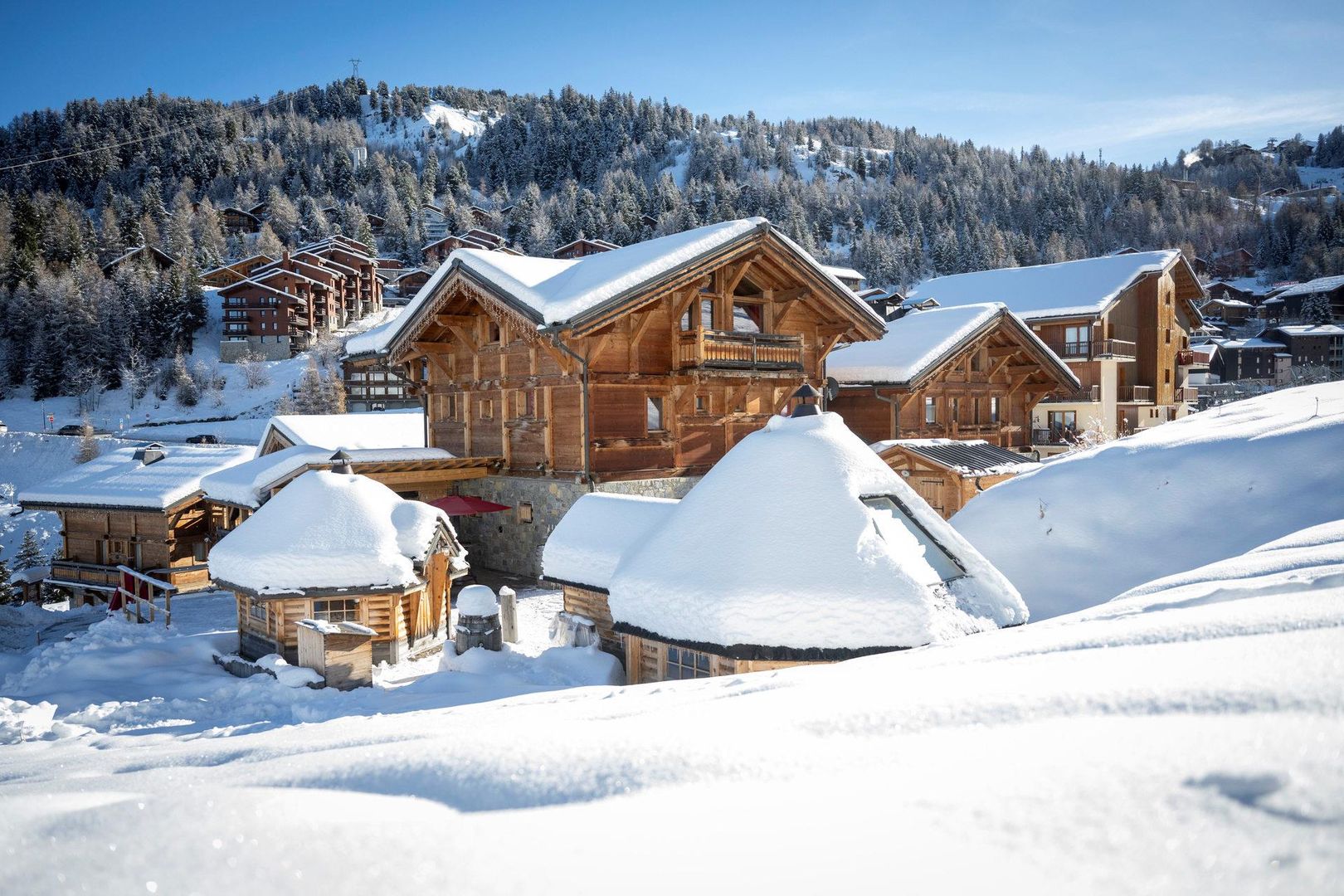 Les Chalets du Cocoon - Unterkunft in La-Plagne