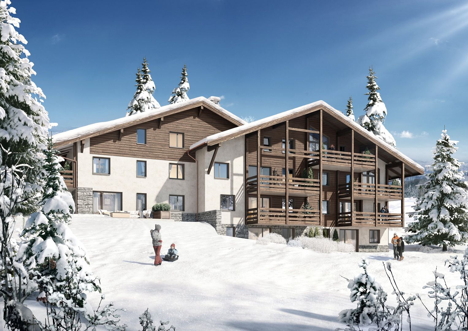 Résidence L’Eclat des Veriaz - Unterkunft in Chamonix-St-Gervais-Megeve