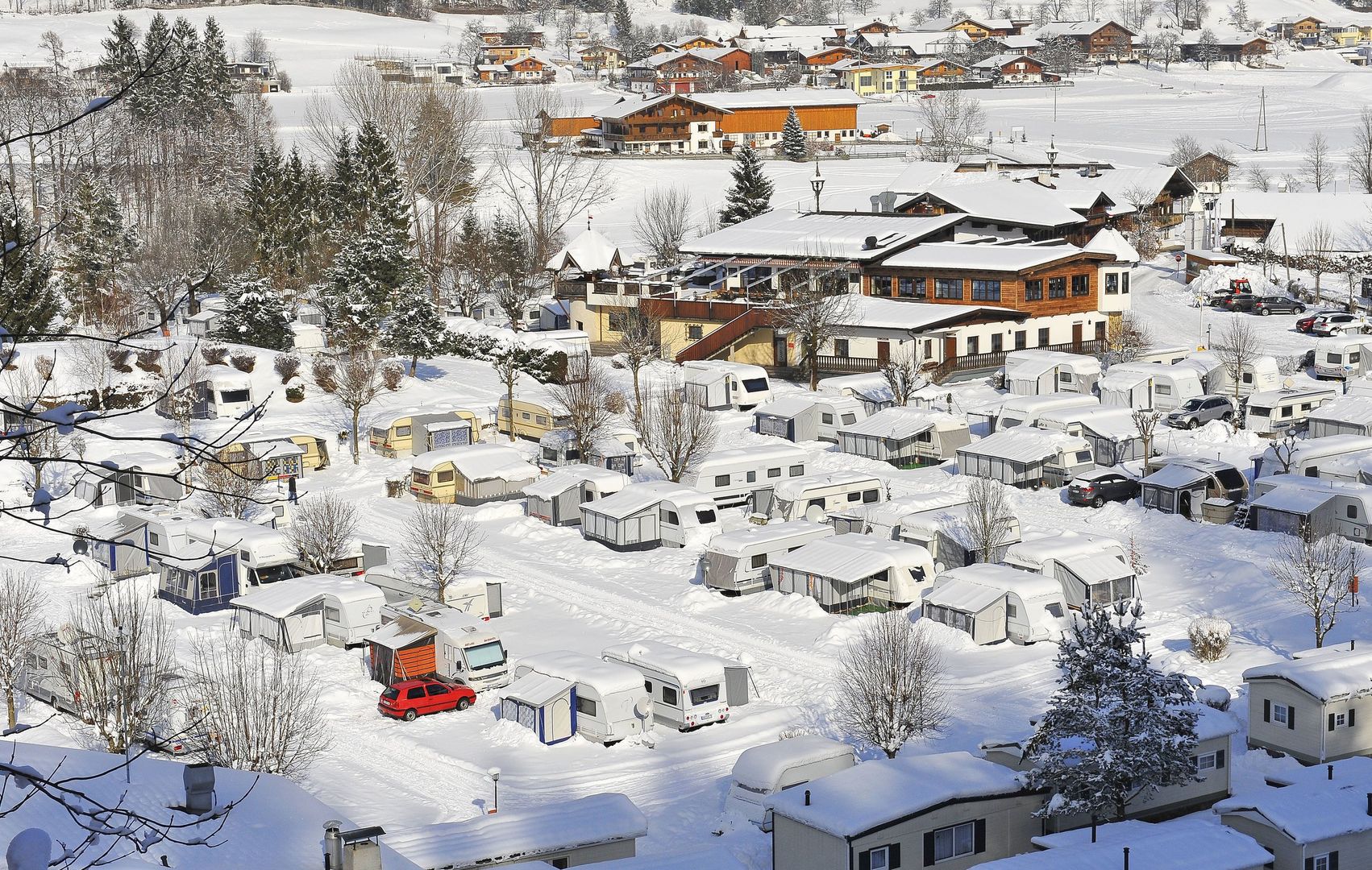 Camping Seeblick Toni in Alpbach, Camping Seeblick Toni / Österreich