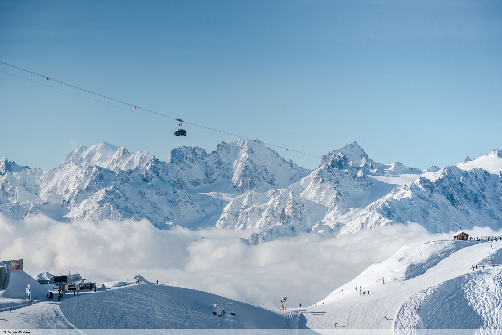 Verbier Skigebiet Les 4 Vallées