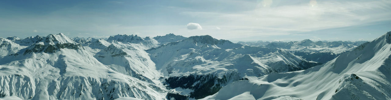 Berglandschaft im Winter